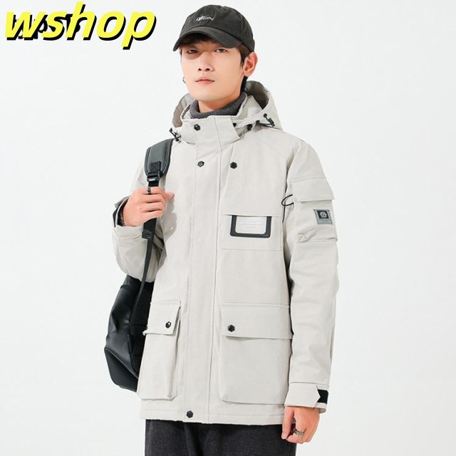 家中時間充実化 毎日使える便利品 SNS話題 撥水 防寒コート 即納OK 防風ジャケット 透湿防水防寒 】中綿ジャケット ジャンパー 秋冬 防水ファスナー 中綿コート メンズ 【wshop アウトドア ブルゾン ミリタリージャケット 送料無料 お買い得プライス