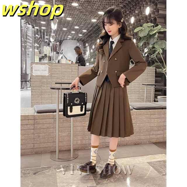 家中時間充実化 毎日使える便利品 【wshop SNS話題 フォーマルスーツ 入学式 】卒業式 女の子 ジャケット キッズ ネクタイ付き スーツ 在庫わずか フォーマル スカート 卒園式 話題商品 セットアップ 子供服 お買い得プライス_11