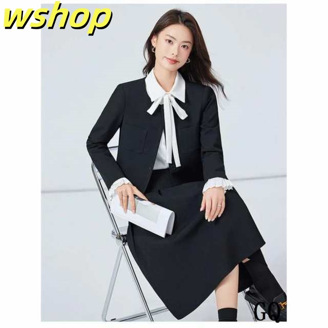 注目ランキング上位 品質安心 ノーカラージャケット 今だけ 春 レディース フレアスカート 【wshop セレモニースーツ 】セットアップ 秋 2点セット 新登場 スカート 売上急増中 冬 スカー ジャケット ママスーツ プリーツスカート 即納対応中_10