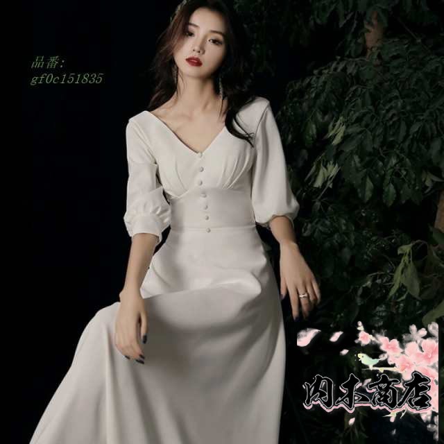 即納OK 多機能デザイン レディース結婚式 生活快適特集 コンサート イブニングドレス SNS話題 在庫わずか パーティー お呼ばれ ウェディングドレス ロングドレス 花嫁 花嫁ドレス お買い得プライス