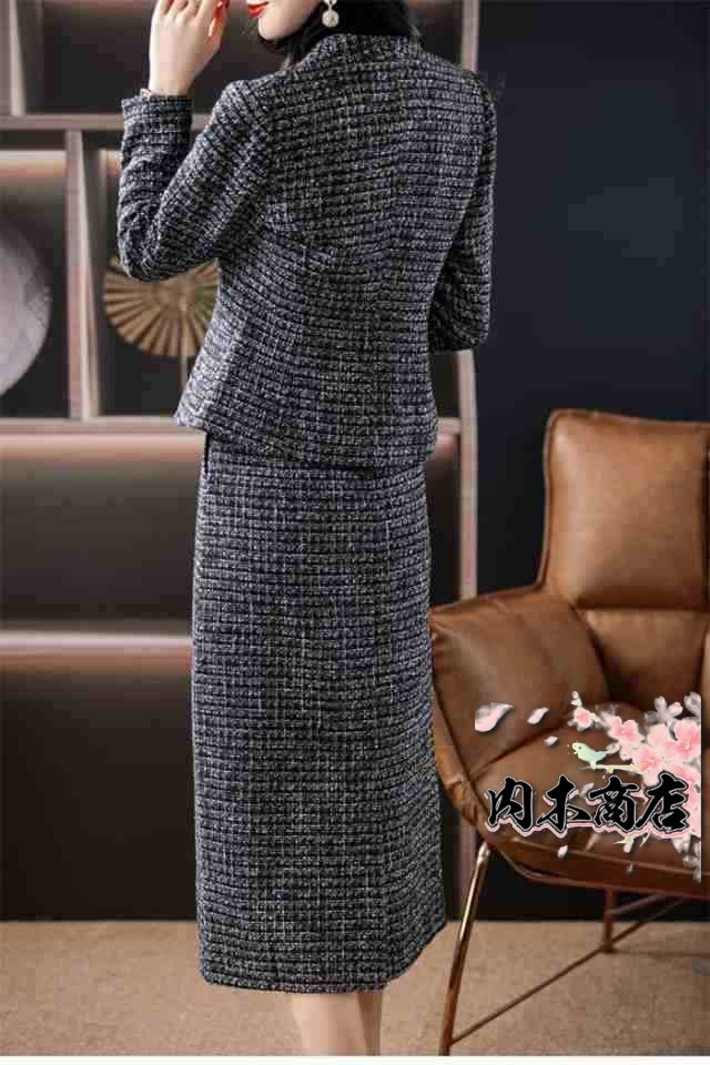 レビュー高評価商品 新登場 レディース 通勤 品質安心 秋 女 OL ジャケット 女性 上下セット セットアップ スカートスーツセット 膝下丈 ポケット付き 2点セット 夏 SNS話題 長袖 春 お買い得プライス 送料無料 あったか