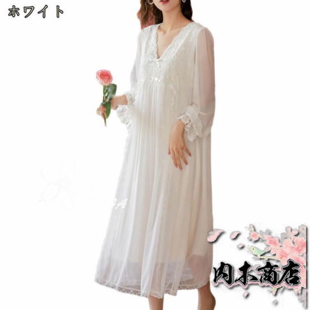 売上急増中 即納OK レディース 在庫限りの大特価 店長太鼓判 夏用 レースパジャマ 姫系ネグリジェ 長袖 ネグリジェ 部屋着 ロング パジャマ 今だけ ルームウェア ワンピース 可愛い ナイトウェア 即納対応中