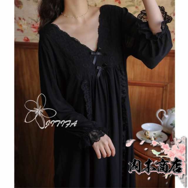 売上急増中 即納OK レディース 在庫限りの大特価 店長太鼓判 夏用 レースパジャマ 姫系ネグリジェ 長袖 ネグリジェ 部屋着 ロング パジャマ 今だけ ルームウェア ワンピース 可愛い ナイトウェア 即納対応中