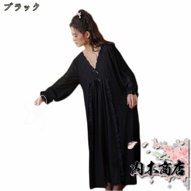 売上急増中 即納OK レディース 在庫限りの大特価 店長太鼓判 夏用 レースパジャマ 姫系ネグリジェ 長袖 ネグリジェ 部屋着 ロング パジャマ 今だけ ルームウェア ワンピース 可愛い ナイトウェア 即納対応中