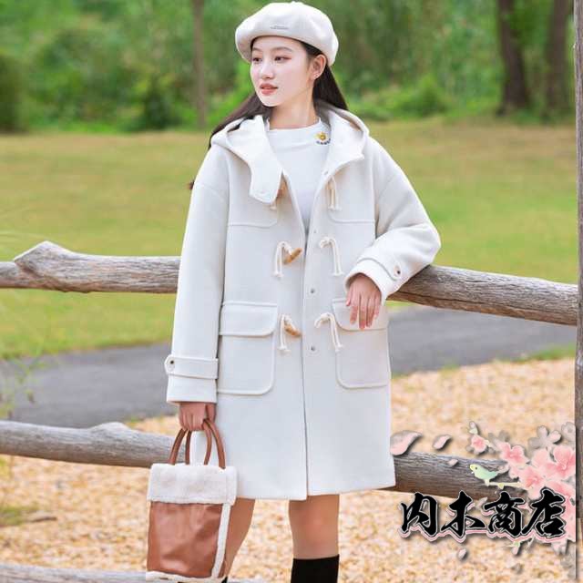 新登場 売上急増中 おしゃれ シンプル 中学生 学生 レディース 高校生 通学 軽量 アウター 保温 オリジナル フード付き 可愛い 中綿 春 厚手 秋冬冬服 カジュアル 冬 ゆったり 秋 女子 コート 韓国ファッション 白 ダッフルコート 暖かい