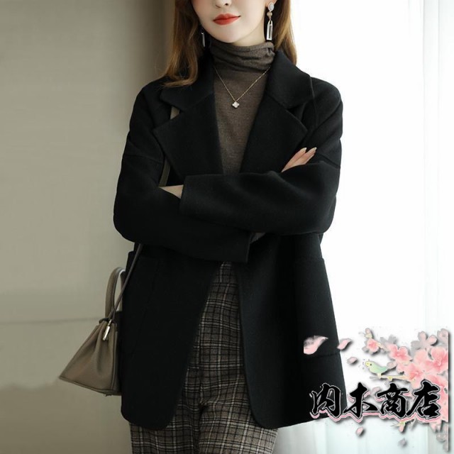 新登場 おしゃれ ブラック 体型カバー レディース 在庫限りの大特価 毎日使える便利品 トラッドスタイル 秋 アウター ショート丈 SNS話題 コート 在庫わずか ジャケット 冬 ウール ベージュ 春 レトロ 送料無料 冬用 新登場 おしゃれ ブラック 体型カバー レディース 在庫限りの大特価