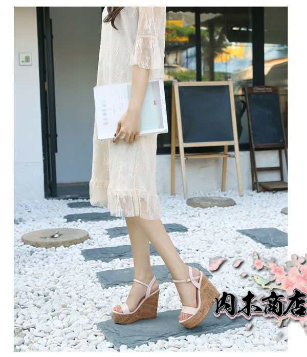 売上急増中 話題商品 数量限定入荷 シューズ レディース 季節限定アイテム 品質安心 在庫わずか サンダル かかとあり 大人かわいい 8/10/12cm 夏 ヒール ウェッジソール 厚底 ベージュ