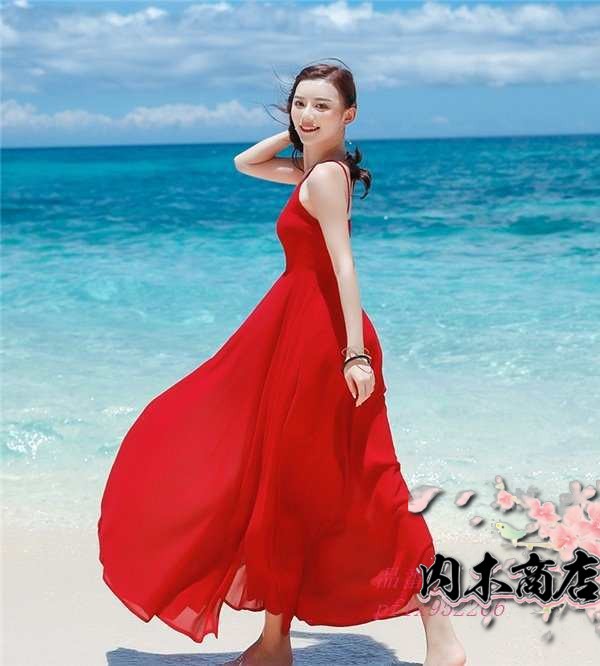 レビュー高評価 新登場 レディース 旅行 秋の新作特集 品質安心 ボヘミア風 キャミソールワンピースリゾートワンピ ハワイアン ビーチ Aライン 赤 夏ワンピース ロングワンピース お買い得プライス 送料無料