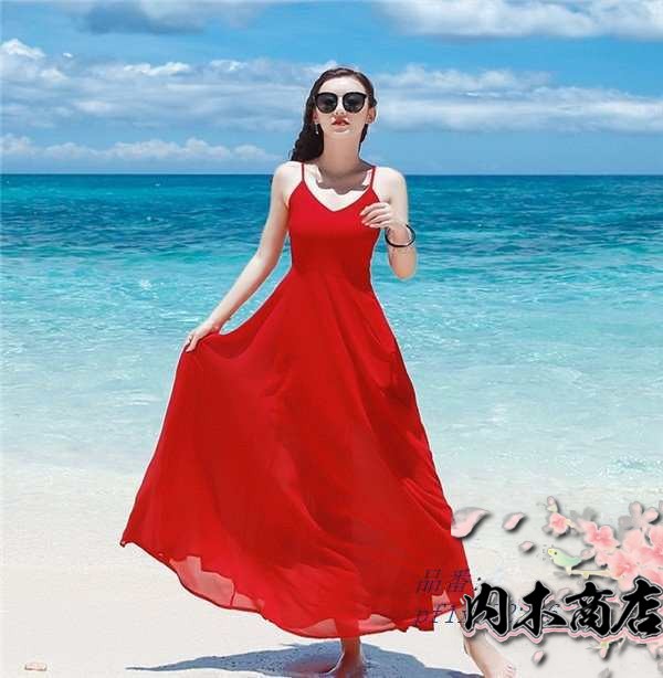 レビュー高評価 新登場 レディース 旅行 秋の新作特集 品質安心 ボヘミア風 キャミソールワンピースリゾートワンピ ハワイアン ビーチ Aライン 赤 夏ワンピース ロングワンピース お買い得プライス 送料無料