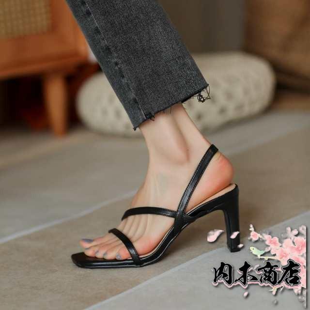 即納OK ランキング常連 数量限定入荷 靴 ベルト レディース 家中時間充実化 品質安心 着心地よ 太ヒール スクエアトウ 夏 ストラップサンダル サンダル ハイヒール 大人 女性 送料無料 即納OK ランキング常連 ハイヒール レディース 靴 スクエアトウ