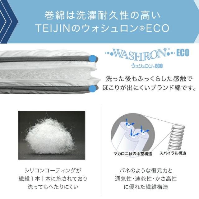 敷き布団 シングル 全部洗える 100×200 厚み10cm 3層 通気性 帝人 ウォシュロン 高反発 敷布団 敷ふとん 敷きふとん 敷布団 洗える テイジン 洗濯可能 固綿 固わた 厚い 厚め 洗える 極厚 硬め 硬い 折りたたみ_3