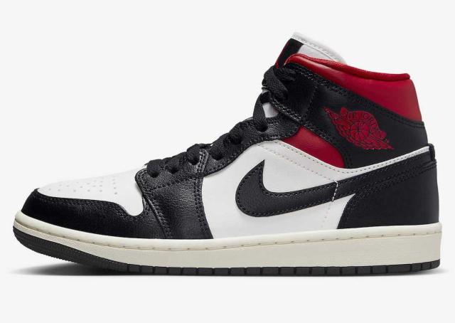 Nike WMNS Air Jordan 1 Mid Black/Gym Red ナイキ ウィメンズ エア 