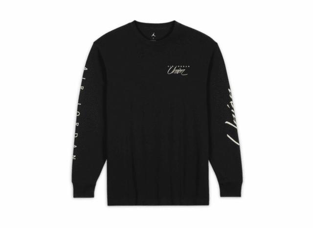 Jordan x UNION Long Sleeve Tee  ジョーダン x ユニオン ロングスリーブ Tシャツ  選べる カラー サイズ S M L XL【中古】新古品の通販は