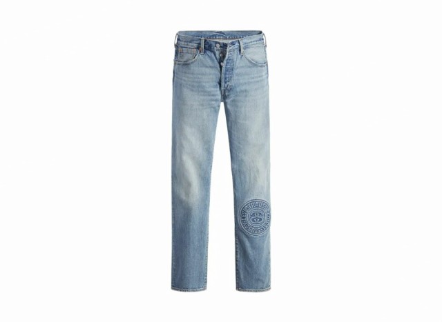 Stussy × Levi's Embossed 501 Denim ステューシー × リーバイス エンボス 501 デニム 選べるサイズ【中古】新古品