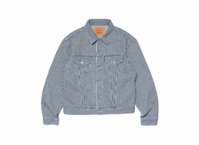 LEVI'S x NIGO 557XX Hickory Sipe Trucker Jacket Indigo リーバイス x ニゴー 557XX ヒッコリー ストライプ トラッカー ジャケット