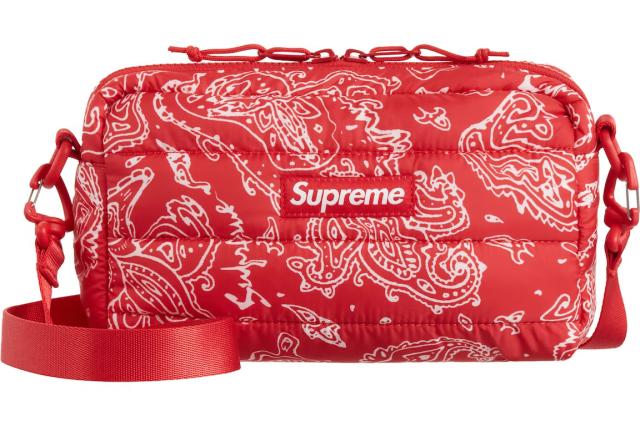 Supreme Puffer Side Bag  Red Paisley シュプリーム パファー サイド バッグ  レッドペイズリー【中古】新古品の通販は