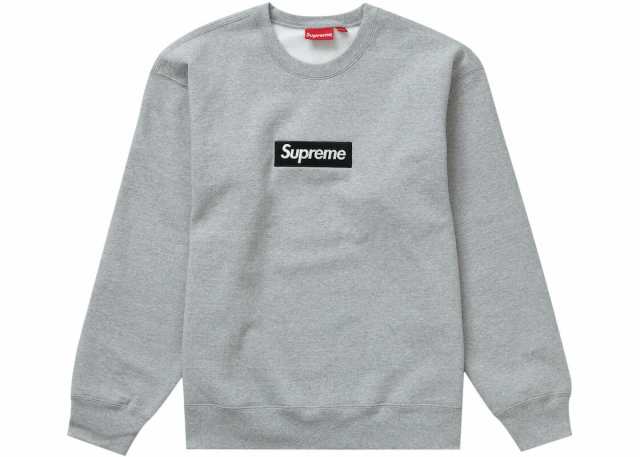 Supreme Box Logo Crewneck Heather Grey シュプリーム ボックス ロゴ クルーネック ヘザー グレー 22AW【中古】新古品