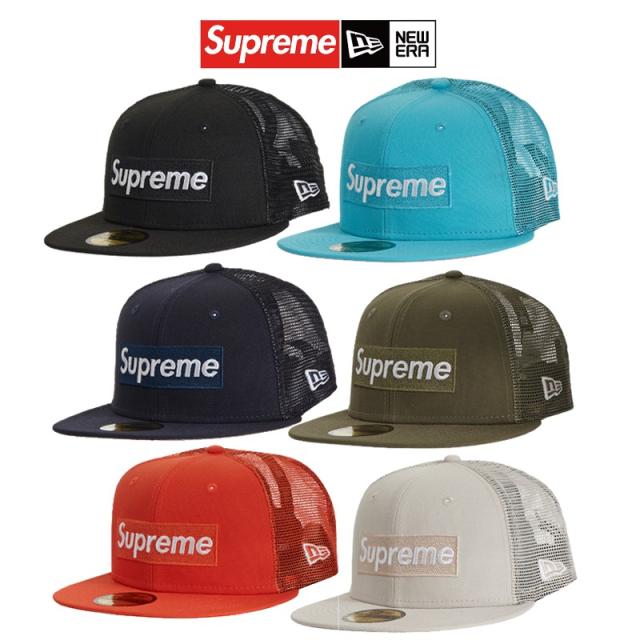 23SS Supreme Box Logo Mesh Back New Era シュプリーム