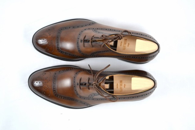 BERLUTI Classic Dune Leather Oxford Brun ベルルッティ クラシック