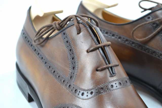 BERLUTI Classic Dune Leather Oxford Brun ベルルッティ クラシック