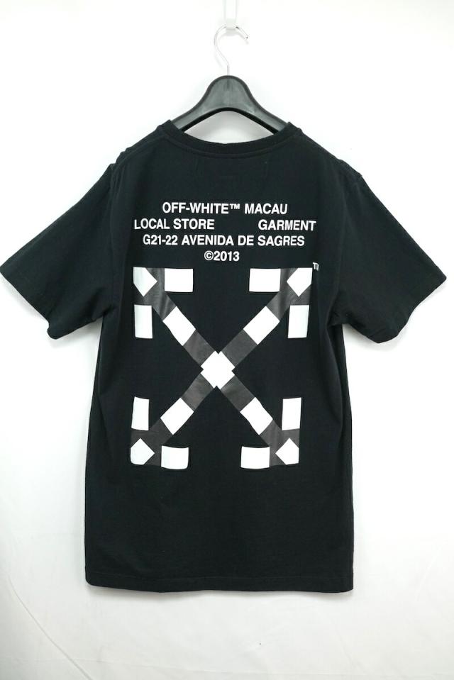 OFF-WHITE City Garments オフホワイト Tシャツ コットン ブラック M 