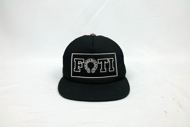 CHROME HEARTS クロムハーツ FOTI トラッカーキャップ ブラックONE SIZE 53-60【中古】の通販は