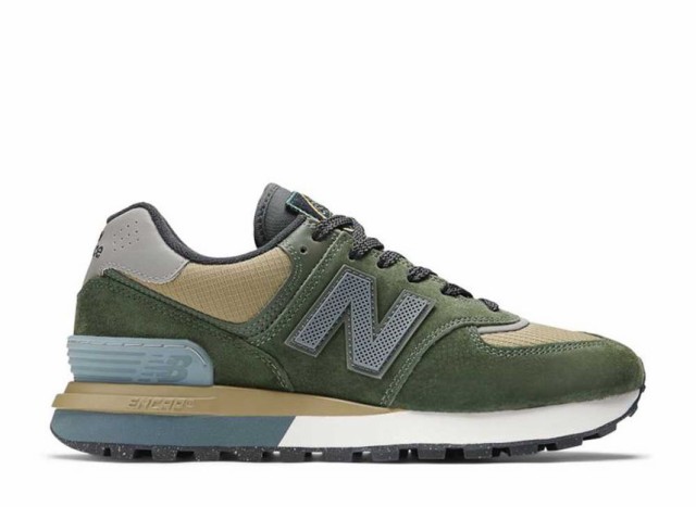 Stone Island New Balance 574 Legacy Dark Green ストーンアイランド ニューバランス 574 レガシー ダークグリーンU574LGIL【中古】新