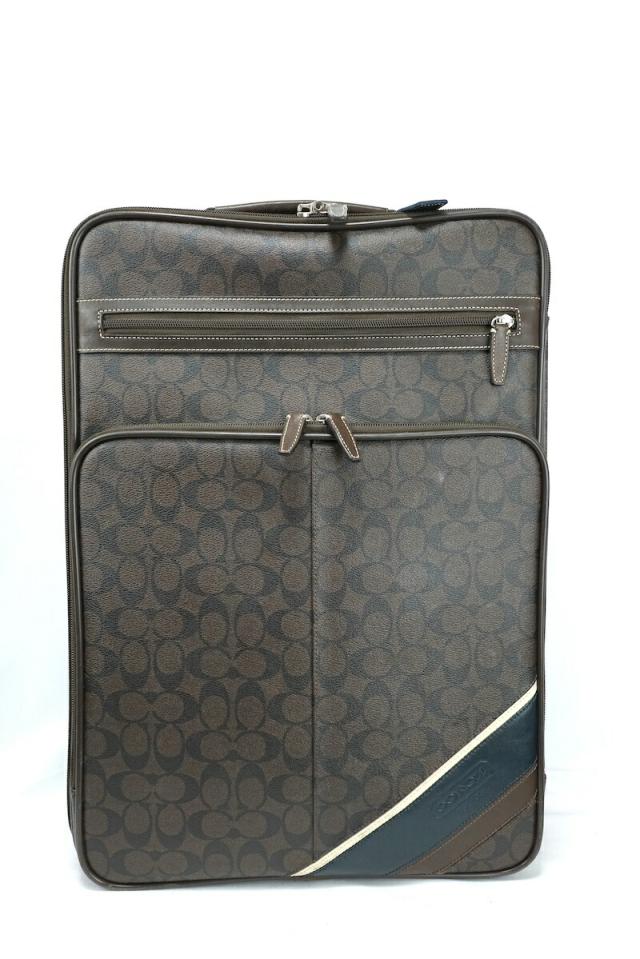 COACH 中型キャリーケース ブラウンモノグラム COACH 中型キャリーケース ブラウンモノグラム - メルカリ