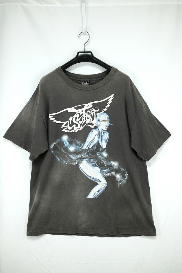 SAINT MICHEL セイント マイケル Saint Mxxxxxx X Hajime Sorayama 空山基 T-Shirt Faded Black チャコール XLサイズ SM-S22-0000-073【中古】の通販は