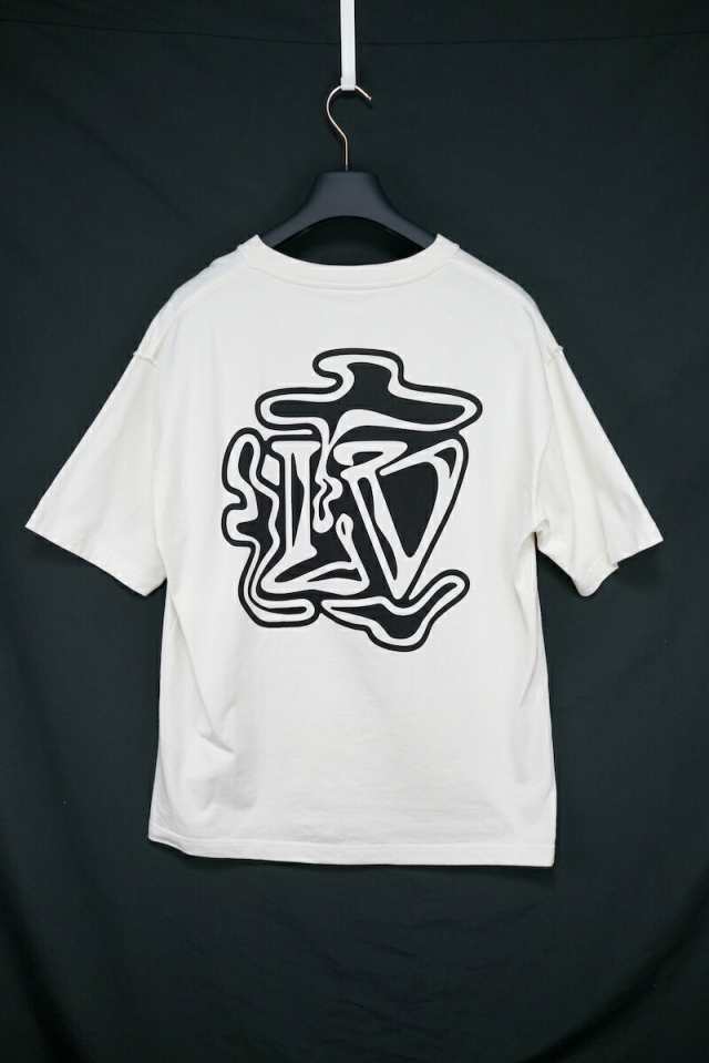 19AW LOUIS VUITTON ルイヴィトン スモークプリンテッドTシャツ ホワイト コットン XLサイズ RM192 NPL HHY90W【中古】の通販は