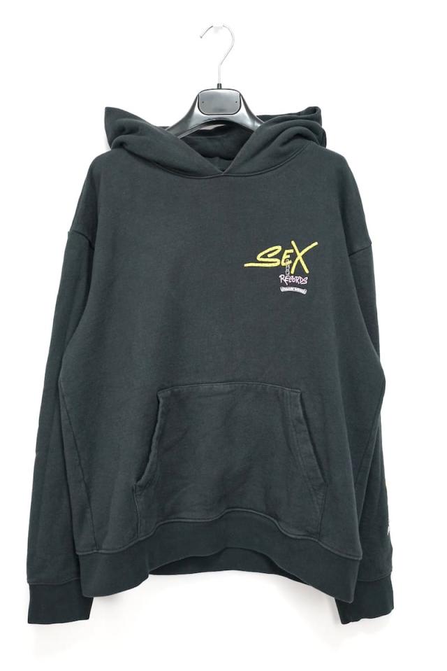 Chrome Hearts クロムハーツ Matty Boy マイティーボーイ 'Sex Records' Hoodie フーディパーカー ブラック Lサイズ 【中古】の通販は 86,000円