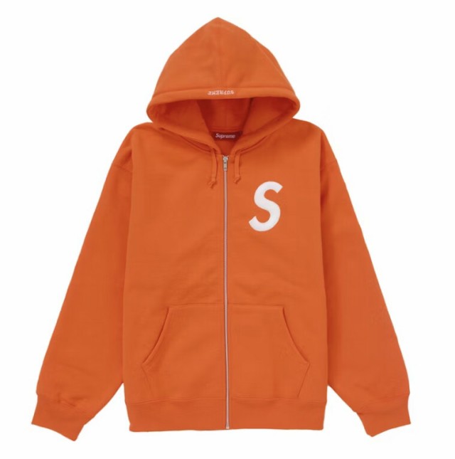 FW24 Supreme S Logo Zip Up Hooded Sweatshirt シュプリーム Sロゴ ジップアップ フーデッド スウェットシャツ パーカー【中古】新古品