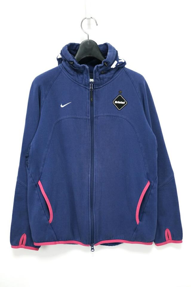 F.C.R.B.(F.C.Real Bristol)  ナイキ ブリストル ウェット ジップ パーカー ネイビーブルー Mサイズ【中古】の通販は 7,568円
