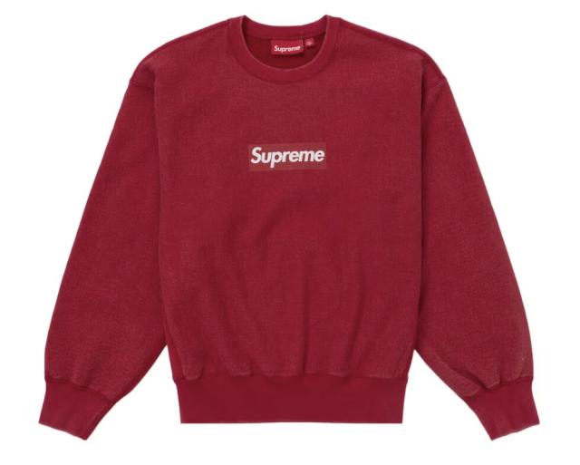 25SS Supreme Washed Box Logo Crewneck シュプリーム