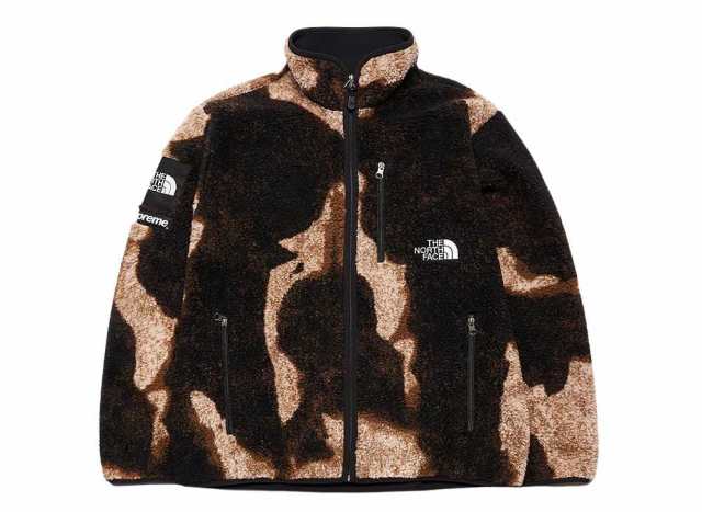 Supreme / The North Face Bleached Denim Print Fleece Jacket Black シュプリーム ザ ノース フェイス ブリーチド デニム プリント フ