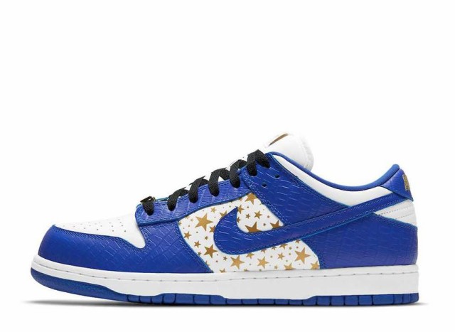 Supreme × Nike SB Dunk Low OG QS GOLD STARS WHITE/HYPER BLUEシュプリーム×ナイキ　SB　ダンク　ローカット　ゴールドスターズ　ホ