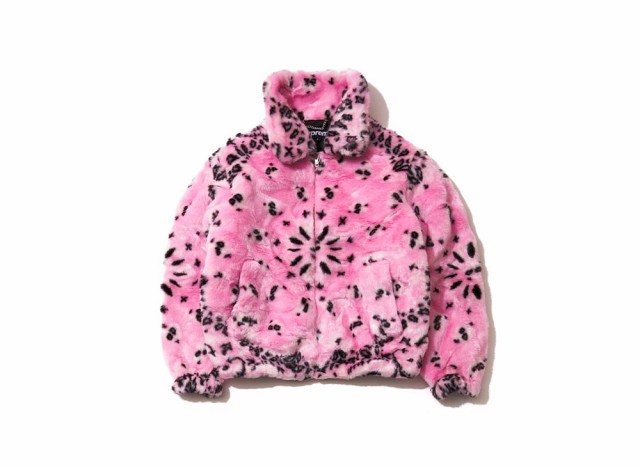 シュプリーム Supreme バンダナフェイクファーボンバー