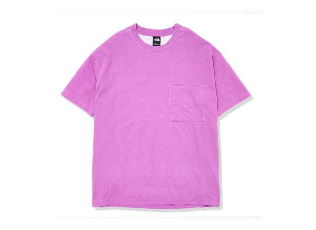 21SS Supreme × The North Face Pigment Printed Pocket Tee 