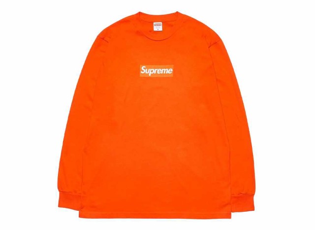 20FW Supreme Box Logo L/S Tee Orangeシュプリーム ロゴT　オレンジ