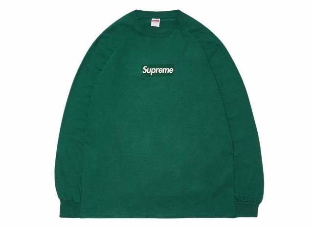 20FW Supreme Box Logo L/S Tee Light Pine（green）シュプリーム ロゴT　ライトパイン（グリーン）【中古】新古品