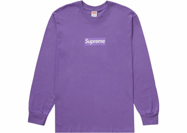 20FW Supreme Box Logo L/S Tee Purpleシュプリーム ロゴT　パープル