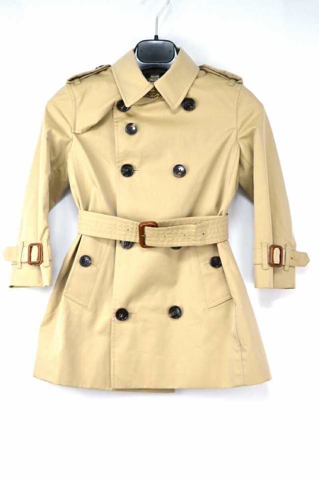 BURBERRY KIDS Baby Cotton ench coat バーバリー キッズ ベビー コットン トレンチ コートサイズ 4Y 110cm 【新古品】中古