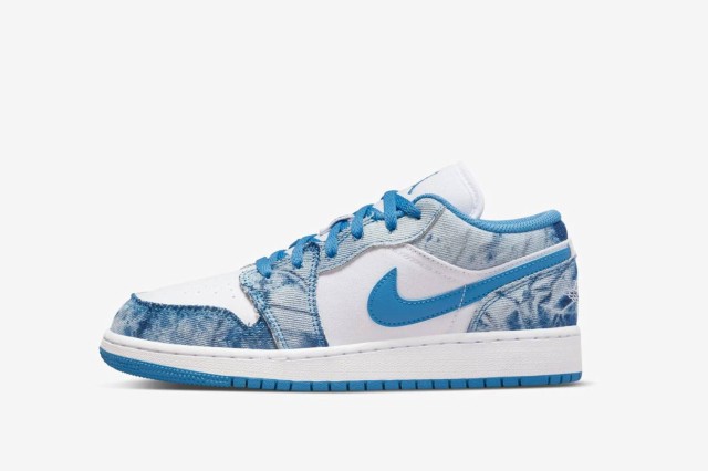 Nike GS Air Jordan 1 Low Washed Denim ナイキ GS エアジョーダン1 ロー ウォッシュド デニム GS（ガールズサイズ）