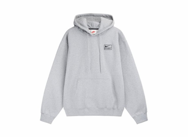 サイズ 選択可Stussy × Nike NRG Hoddie Grey ステューシー × ナイキ プルオーバー フーディ グレー S M L XL