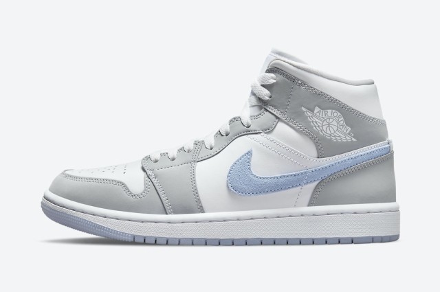 Nike WMNS Air Jordan 1 Mid Wolf Grey ナイキ ウィメンズ エアジョーダン 1 ミッド ウルフグレー【中古】新古品 BQ6472-105