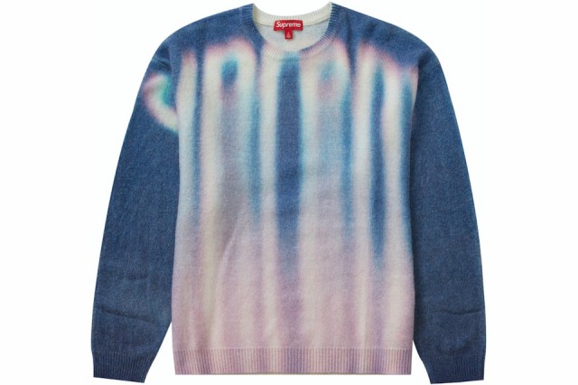 23FW Supreme Blurred Logo Sweater シュプリーム ブラード ロゴ セーター ニット