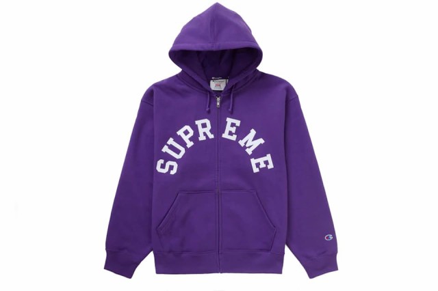 24SS Supreme Champion Zip Up Hooded Sweatshirt シュプリーム チャンピオン ジップ アップ フーデッド スウェットシャツ 【中古】新古