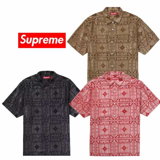 Supreme Tray Jacquard S/S Shirt シュプリーム トレー ジャカード エスエス シャツ 【中古】新古品