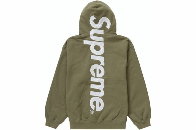 23FW Supreme Satin Applique Hooded Sweatshirt シュプリーム サテン アップリケ フーディー スウェットシャツ パーカー