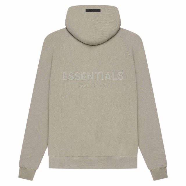 【国内配送/購入証明書付き】21SS FOG FEAR OF GOD ESSENTIALS フォグ フィアオブゴッド エッセンシャル Pull-Over Hoodie バックロゴ パーカー MOSS モス  最新 人気 稀少【中古】新古品の通販は